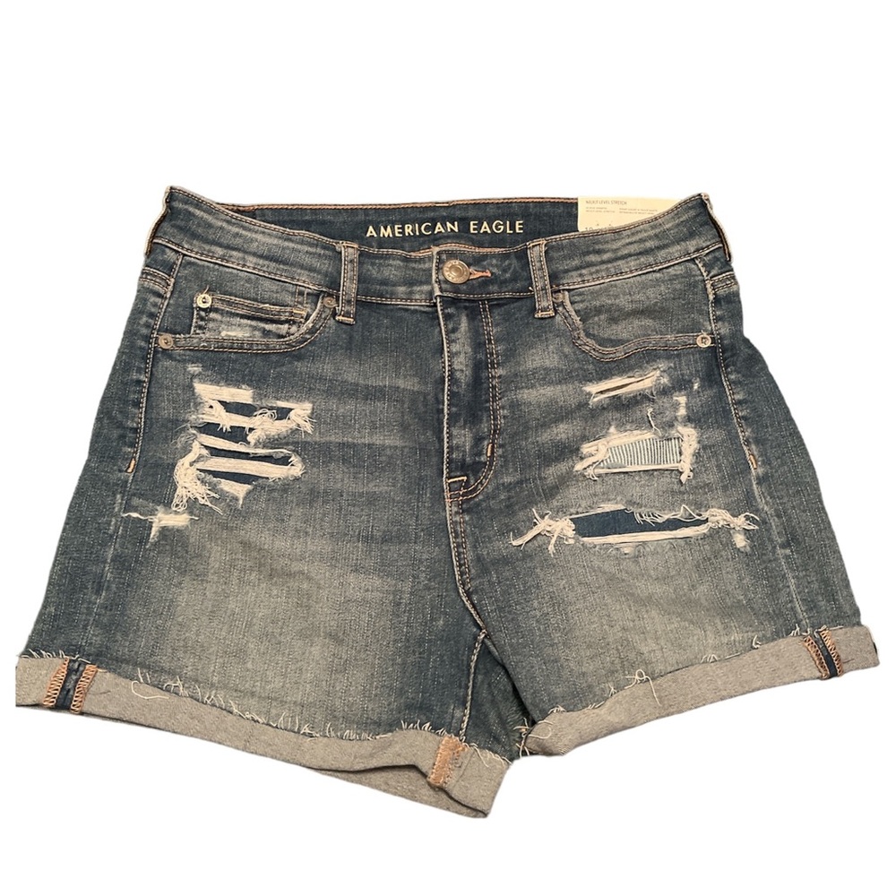 NWT🏷️ American Eagle Hi-Rise Shortie Next Level Stretch Shorts, Size 10